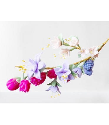 Curso de porcelana online de flores silvestres 22 y 24 de abril